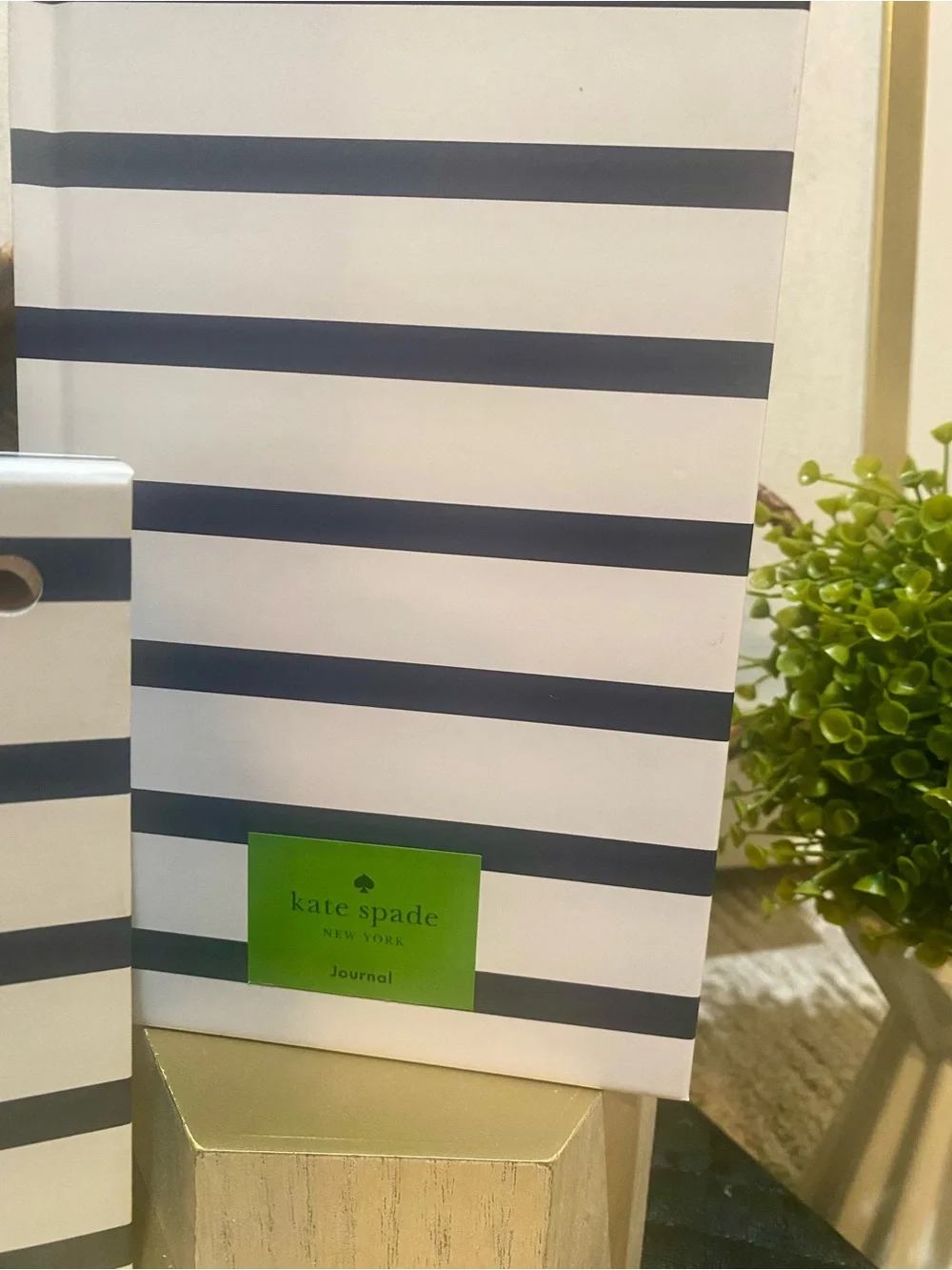 kate spade Navy & White Striped Journal and Notepad